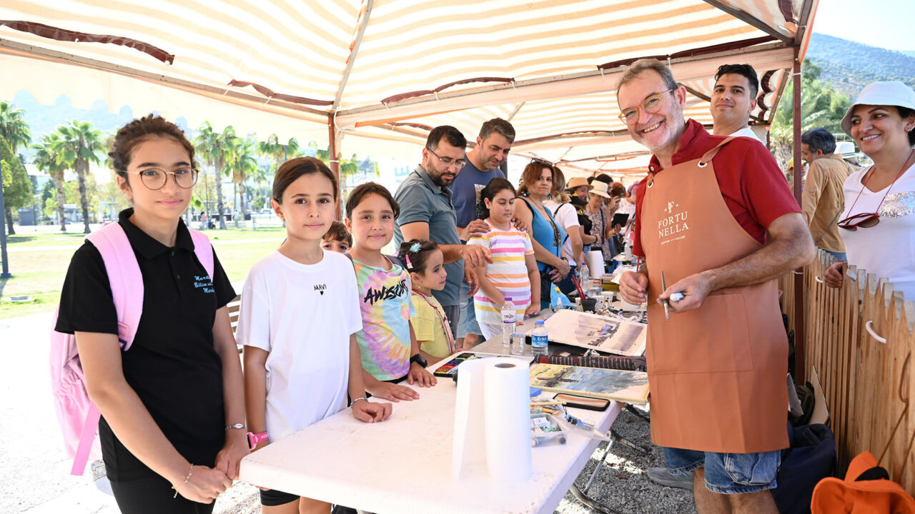 5. Uluslararası Finike Sulu Boya Festivali Devam Ediyor