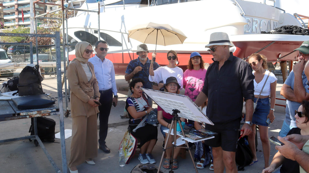 Kaymakamımız Musa Kazım ÇELİK, 5.Uluslararası Finike Suluboya Festivali’nde “Suluboya Workshop” Etkinliğine Katıldı